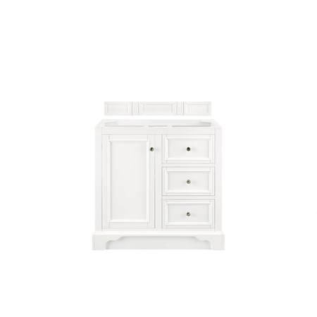 James Martin Vanities De Soto 36in Single Vanity Cabinet, Bright White 825-V36-BW